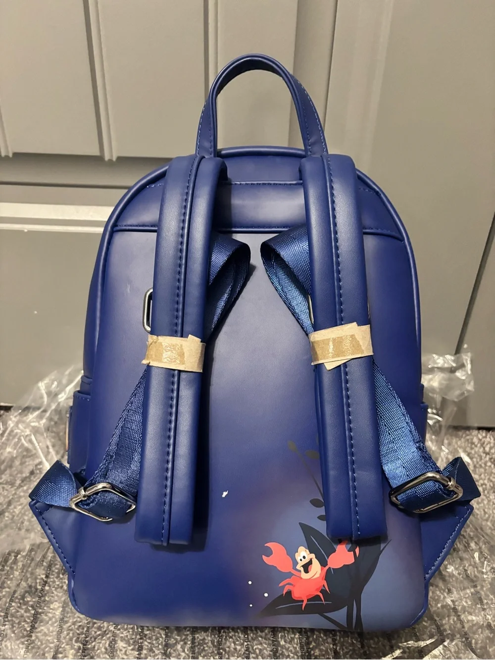 Loungefly Little Mermaid Ariel & Prince Mini Backpack*Defect. See Pic**